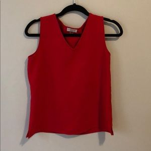 Red tank top